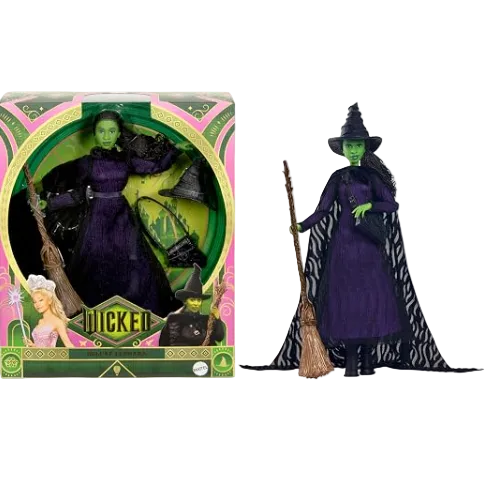 Mattel Wicked Elphaba HXY38 Deluxe Fashion Doll And Accessories Main image