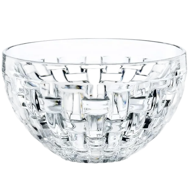 Nachtmann 183NMR101322 Bossa Nova Lead Free Crystal Round Dip Bowl Set 4 Pieces Main image