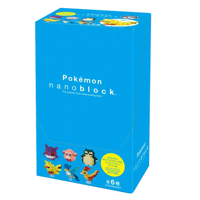 Nanoblock NBMPM04S Mini PokEmon Collection EX Series 01 Box Of 6 Pieces