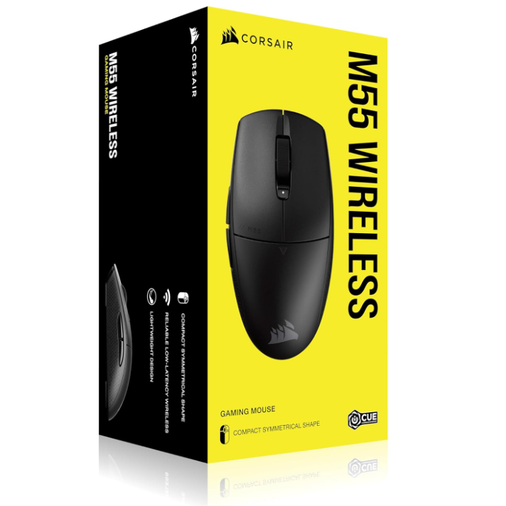 CORSAIR CH931F000AP M55 WIRELESS Gaming Mouse Black