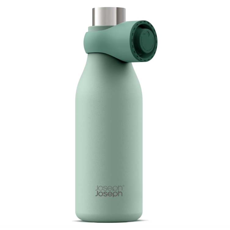 Joseph Joseph 81118 Loop Stainless Steel Vacuum Insulated Water Bottle 500ml Green Secondary image