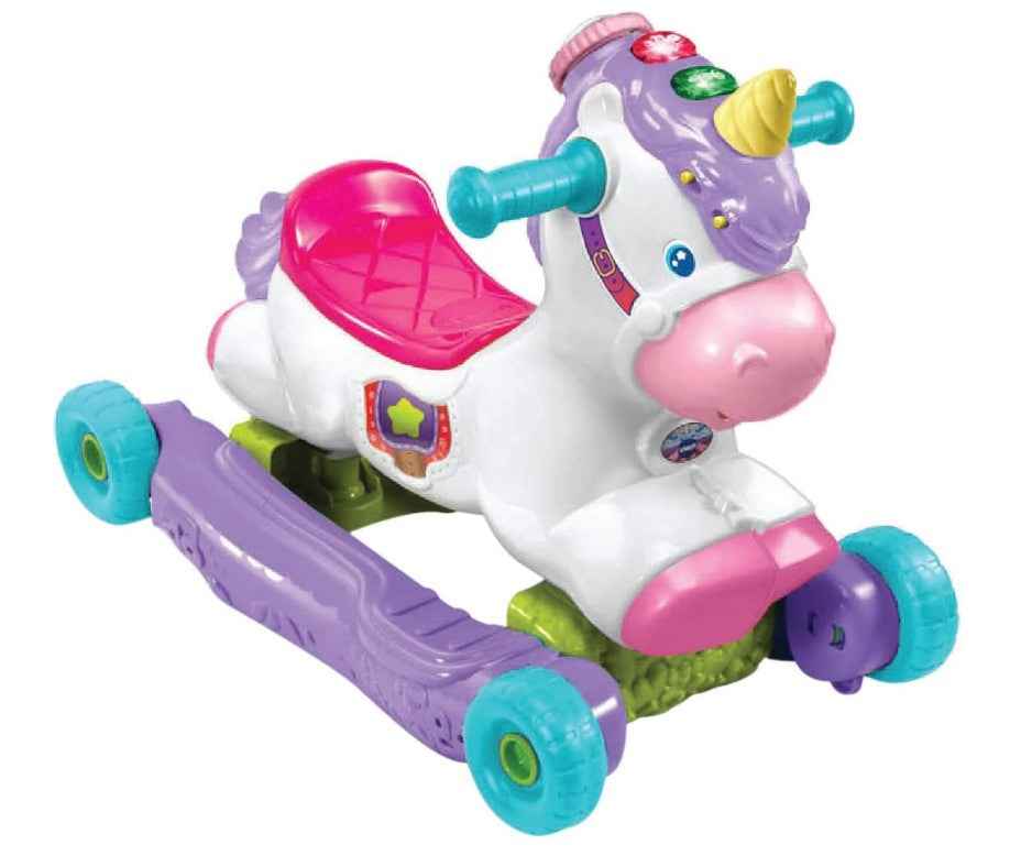 VTech 80-192303 Rock N Ride Unicorn Baby Toy,Multi Main image