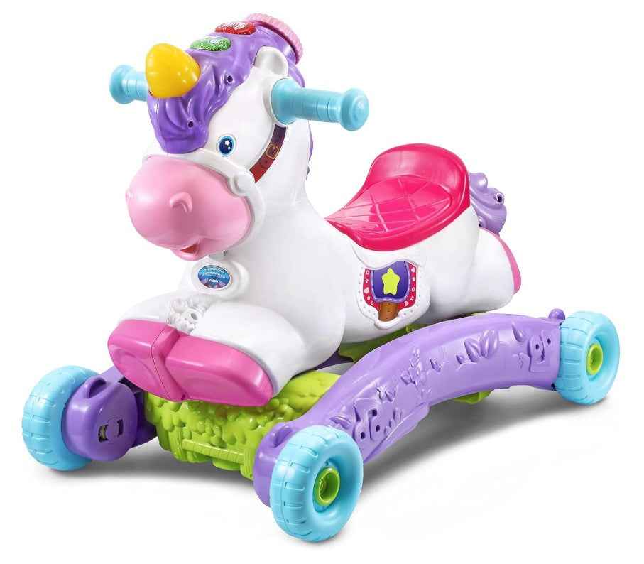 VTech 80-192303 Rock N Ride Unicorn Baby Toy,Multi