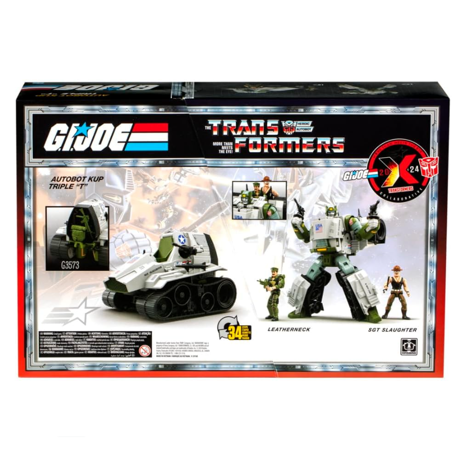 Transformers Collaborative GI Joe X Transformers Autobot Kup Triple T 8.98in Action Figure