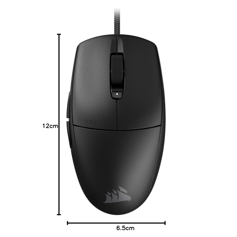 CORSAIR CH930F000AP M55 Gaming Mouse Wired Connection Black