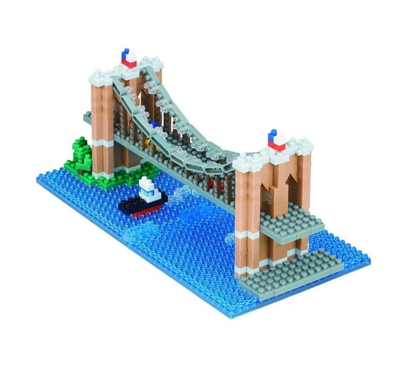 Nanoblock NBH_169 Brooklyn Bridge Micro Sized Building Blocks