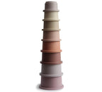 Mushie Stacking Cups Toy | Made In Denmark (Petal)