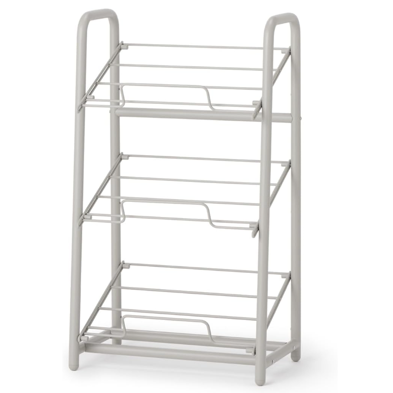 Muji Steel Pipe Storage Rack Warm Grey