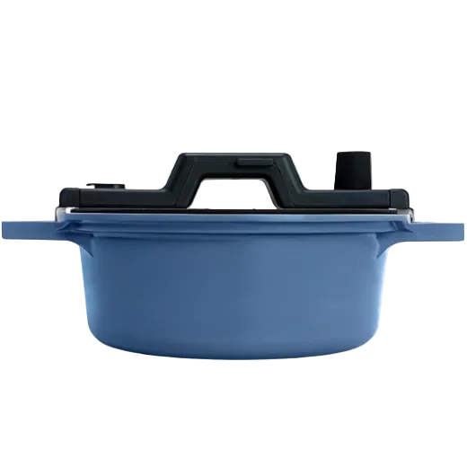 NEOFLAM SmartCook 24cm Low Pressure Cooker Blue 3.2L NonStick Xtrema Ceramic Coating