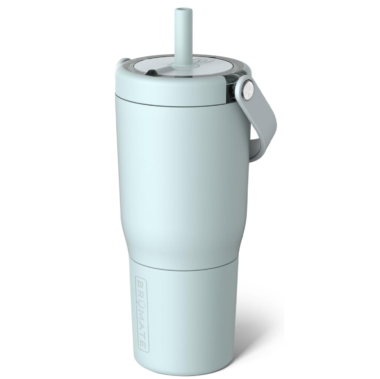 BruMate Resa BRS25BA Tumbler With Handle And Straw 740mL Blue Agave