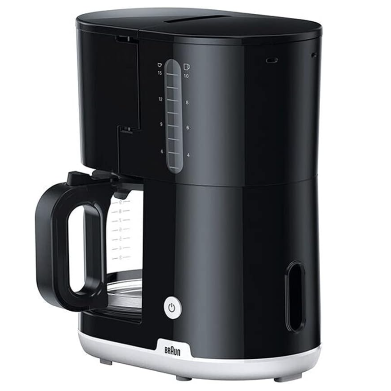 Braun Household Breakfast1 Filter Coffee Maker AromaCafe OptiBrew System Automatic ShutOff Coffee Maker 10 Cups