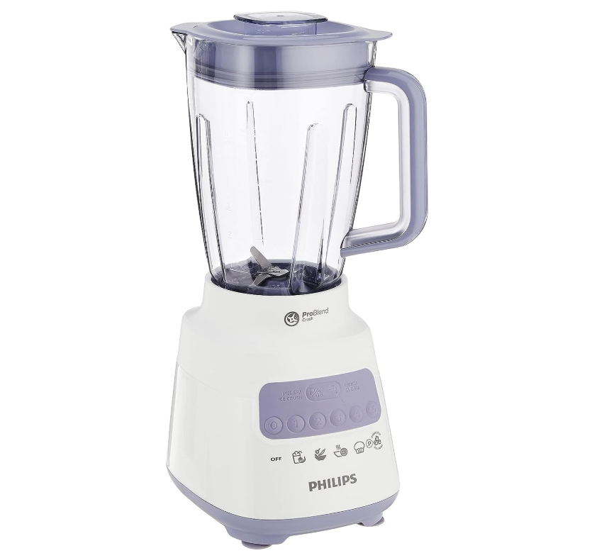 Philips 5000 Series Blender HR222301 ProBlend Crush Tech 700W Power 5 Speed Settings Ice Crush Function Quick Clean Plastic Jar