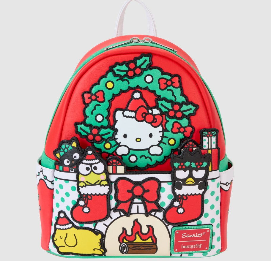 Sanrio Hello Kitty & Friends Holiday Fire Place Mini Backpack