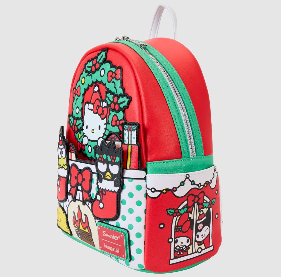 Sanrio Hello Kitty & Friends Holiday Fire Place Mini Backpack