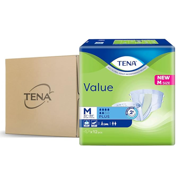 TENA Value Plus M 81 To 112cm 12ct Pack Of 6 Secondary image
