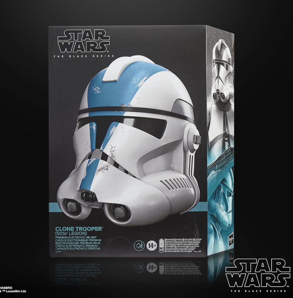 Star Wars The Black Clone Trooper Electronic Helmet