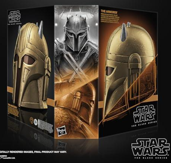 STAR WARS The Black Series The Armorer Premium Electronic Helmet