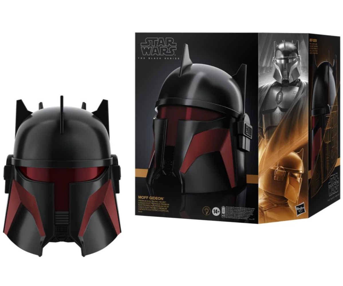 Star Wars The Black Series Moff Gideon, Premium Electronic Headphones with Light Effects