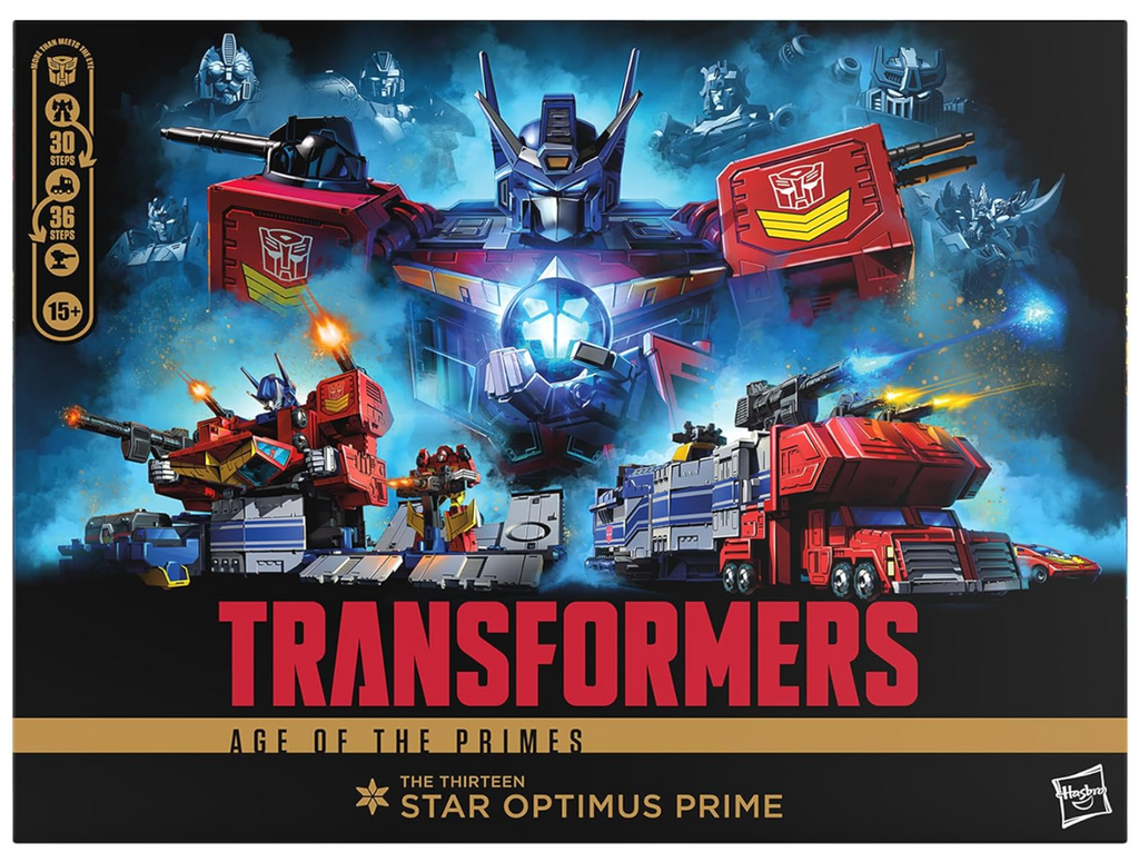 Transformers Age of the Primes Titan Class The Thirteen Star Optimus Prime, 15-inch Converting Action Figure