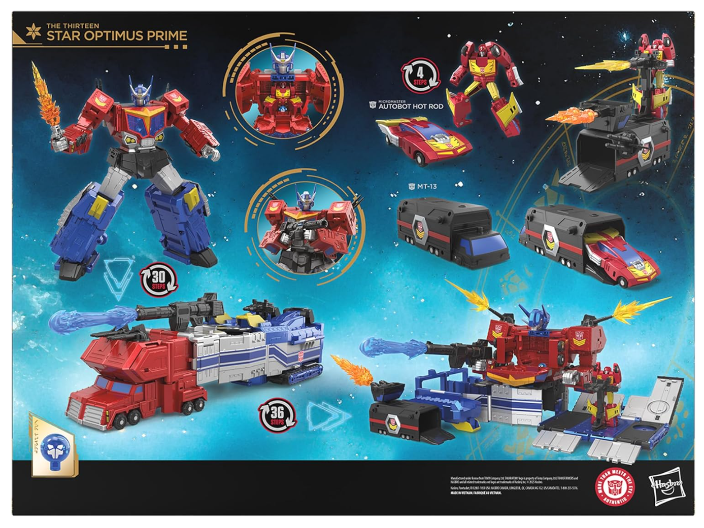 Transformers Age of the Primes Titan Class The Thirteen Star Optimus Prime, 15-inch Converting Action Figure