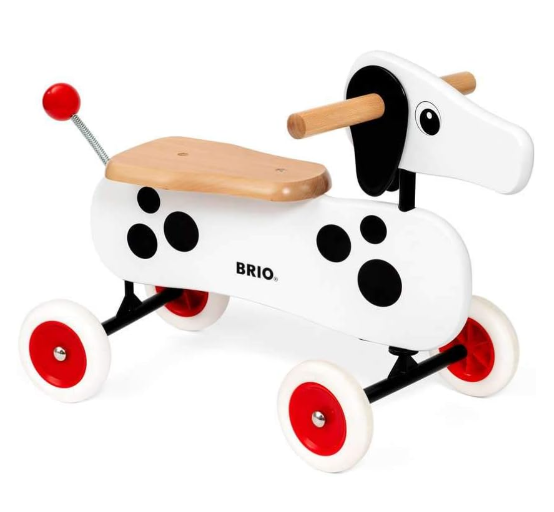 Brio 30281 Dachshund Sausage Dog Ride Toddler Toy for Kids 12 Months and Up