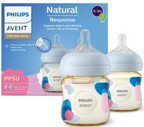 AVENT Philips Avent Natural Response PPSU Baby Bottle for 0+ Month, 120 ml Capacity (Pack of 2)