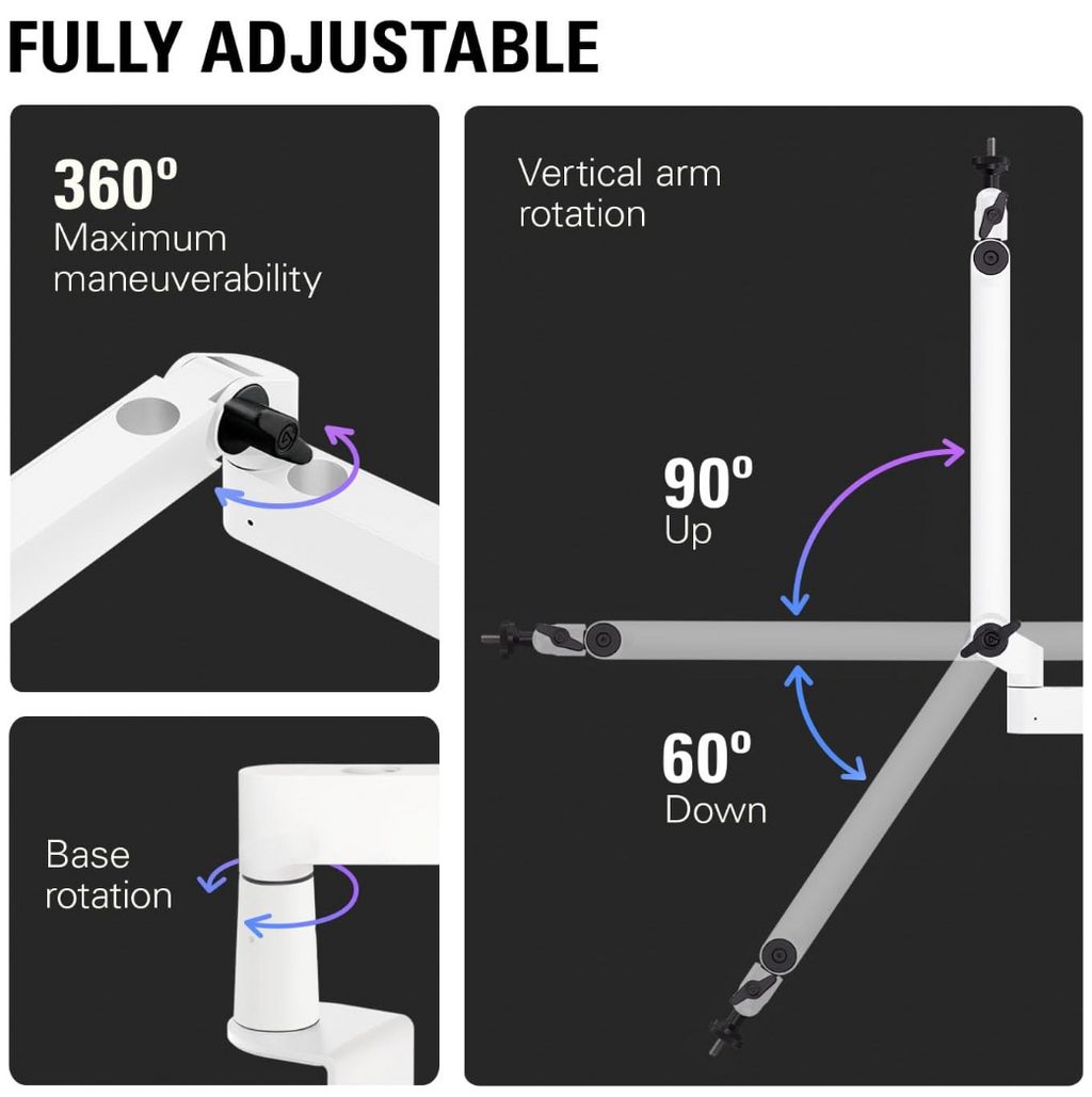 Elgato Wave Mic Arm LP White
