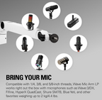 Elgato Wave Mic Arm LP White