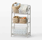 Muji Steel Pipe Storage Rack, Warm Grey