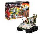 Transformers Collaborative G.I. Joe x Autobot Kup Triple T 9-Inch Action Figure, O-Ring 3.75-inch SGT Slaughter & Leatherneck Action Figures 8+