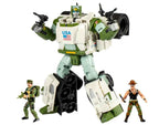 Transformers Collaborative G.I. Joe x Autobot Kup Triple T 9-Inch Action Figure, O-Ring 3.75-inch SGT Slaughter & Leatherneck Action Figures 8+