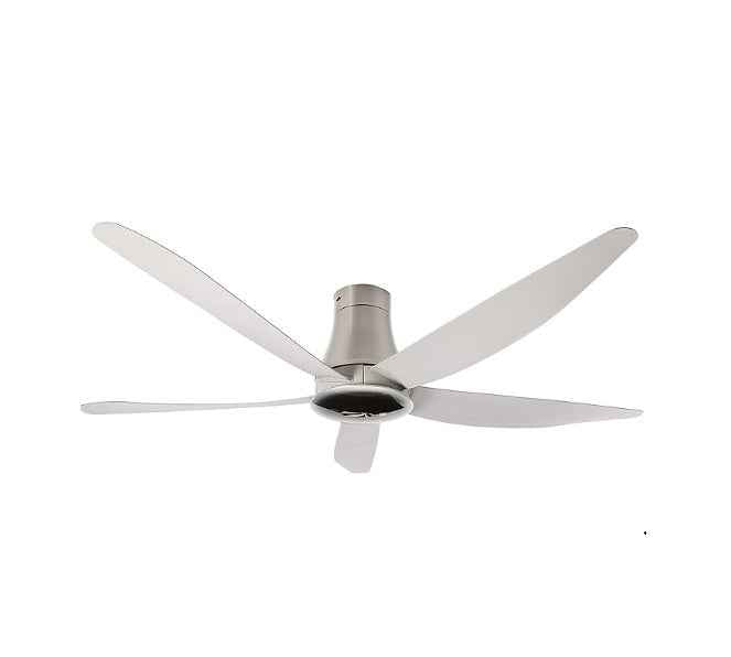 KDK T60AW (150cm) DC Ceiling Fan with Remote Control Silver Grey Main image