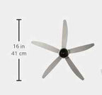 KDK T60AW (150cm) DC Ceiling Fan with Remote Control Silver Grey