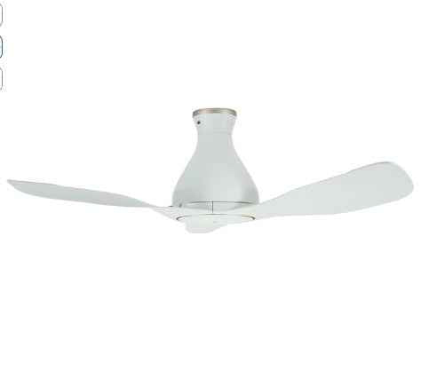 KDK E48HP Wi-Fi and Apps Control DC Ceiling Fan, 120cm, White