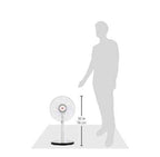 KDK PL30H Living Fan with 30cm Plastic Blade, Black