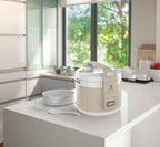 Electrolux UltimateTaste 300 E4RC1-350B - Mechanical Rice Cooker, 1.8L capacity, 650W, 2 cooking fuctions, includes basket for steaming, Beige colour