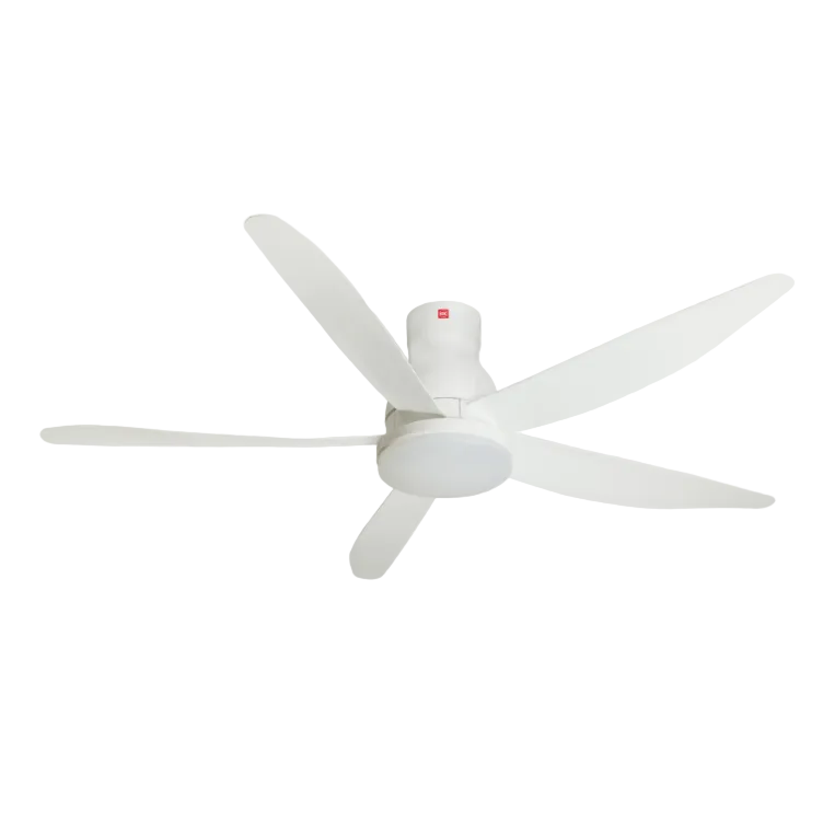 KDK U60FW  5 Blades Remote Control DC Ceiling Fan With LED Light 150cm