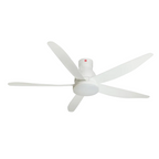 KDK U60FW  5 Blades Remote Control DC Ceiling Fan With LED Light 150cm