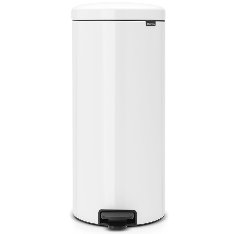Brabantia 111785 Step Trash Can With Plastic Inner Bucket 8 Gal White