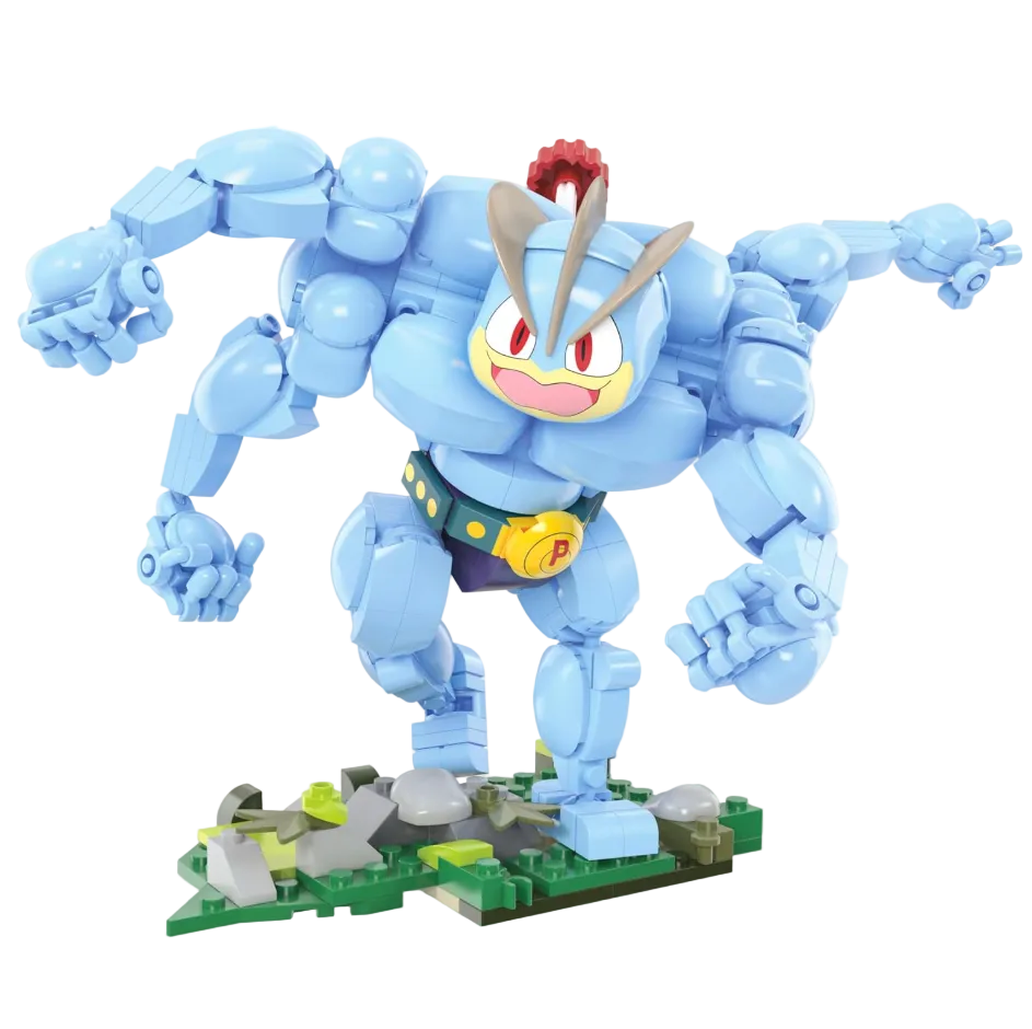 MEGA Pokemon Machamp Building Toy Kit With 1 Poseable Figure For Kids