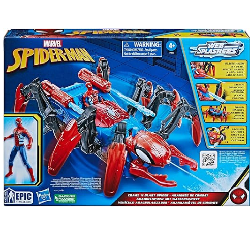 SpiderMan Crawl N Blast Spider