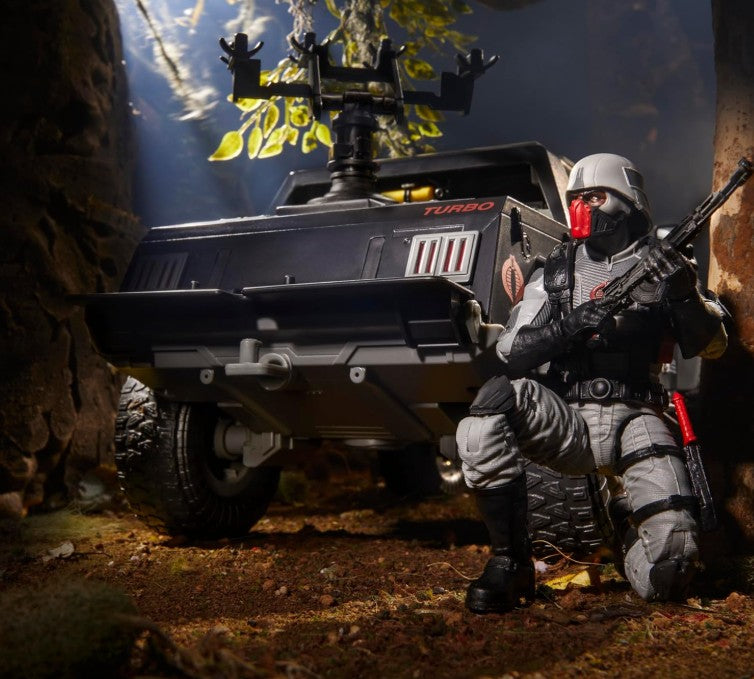 G.I. Joe Classified Series 120, Cobra Night Attack 4-WD Stinger & Driver, Collectible 6 Inch Action Figure & Vehicle with 8 Accessories