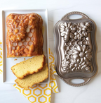 Nordic Ware 257NW-94877 Cast Aluminium Honeycomb Loaf Pan, Gold