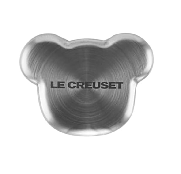 Le Creuset Metal Bear Knob, 50mm, Silver Main image
