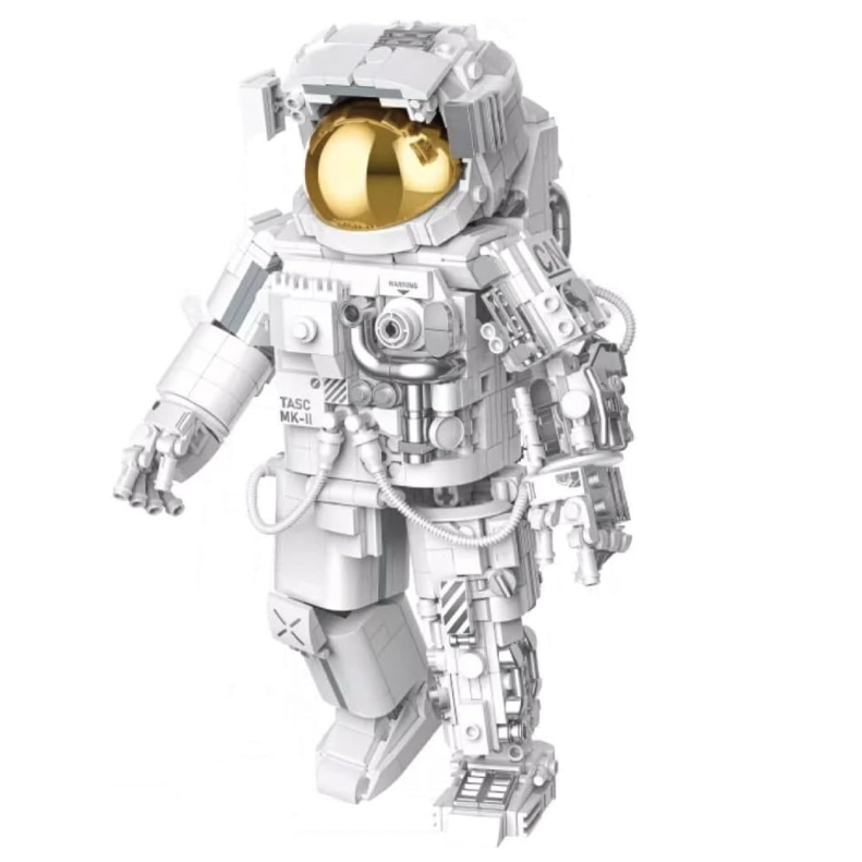 Top Toy Art Collection Astronauts Exploring The Moon Amusement Park Building Block Puzzle Toy