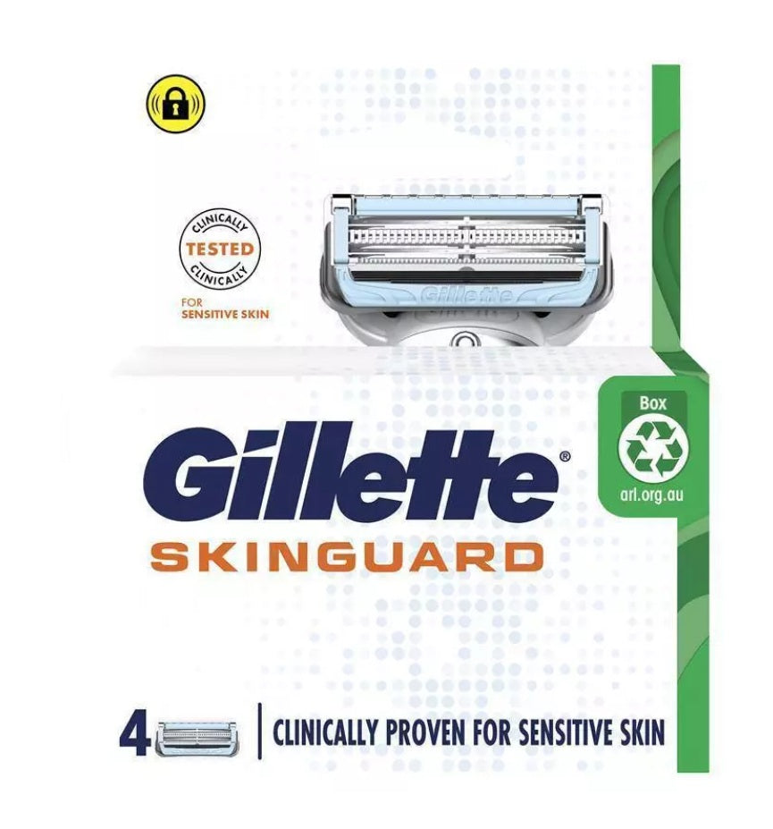 Gillette Skinguard Replacement cartridges 4 count Main image