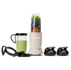 NutriBullet Pro NB910MASN - Personal Blender, 900W, comes with 10 accessories -incl. 2x 900ml BPA-free Tritan Cup, Sand colour
