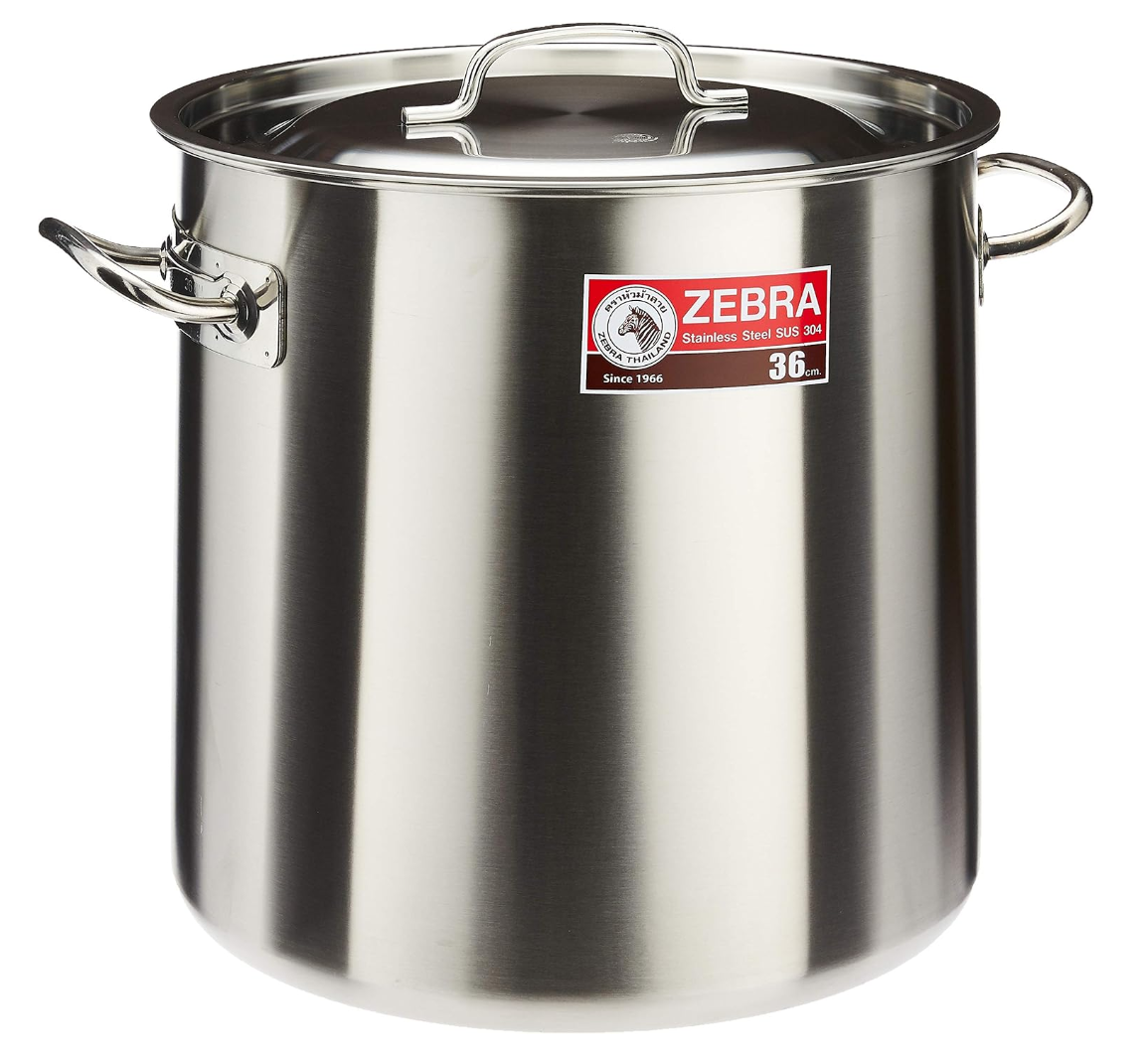 Zebra Stainless Steel Stock Pot, 36 Cm Main image
