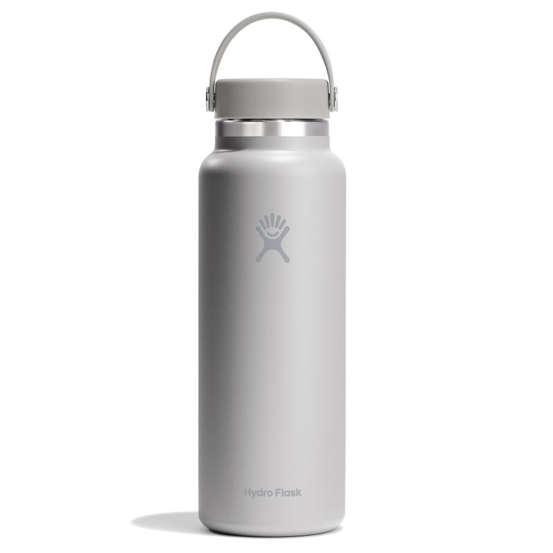 Hydro Flask Wide Mouth Water Bottle with Flex Cap 40oz Capacity Birch