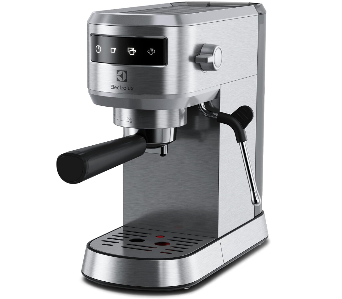 Electrolux UltimateTaste 500 E5EC1-50ST - Espresso Coffee Maker, 1.0L capacity, Stainless Steel body, 15 bar pressure, 2-in-1